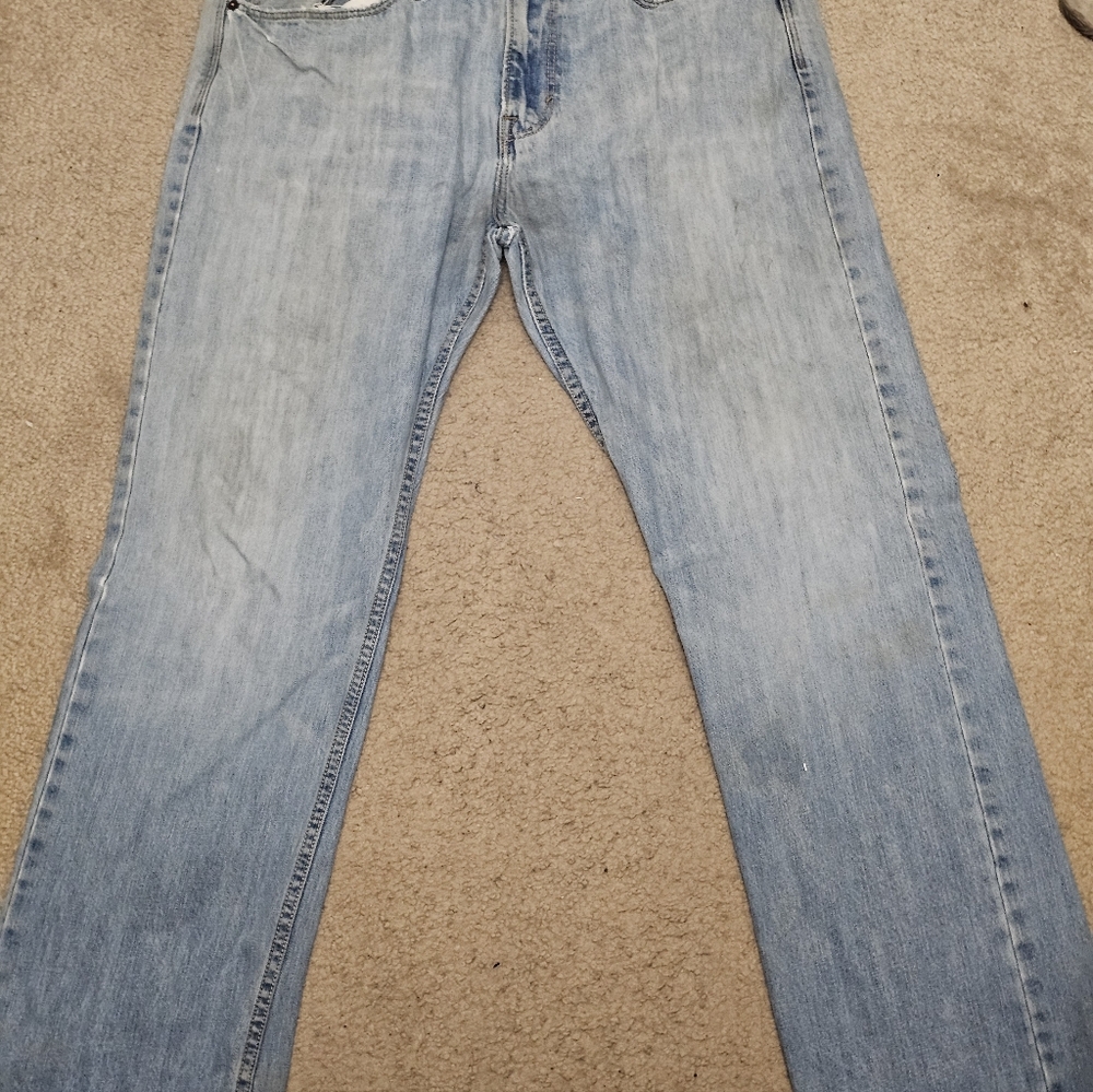 American Eagle Outfitters Light Blue Straight Jeans